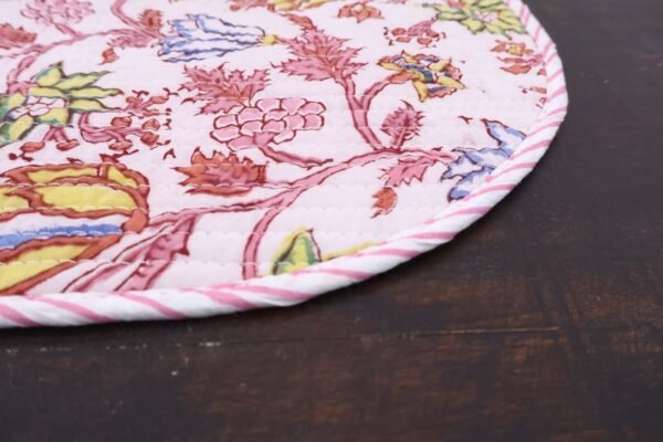 Soft Cotton Handblock Print Table Mat - Image 5