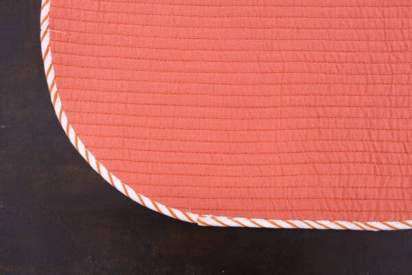 Bohemian Handblock Printed Cotton Decorative Mat - Image 5