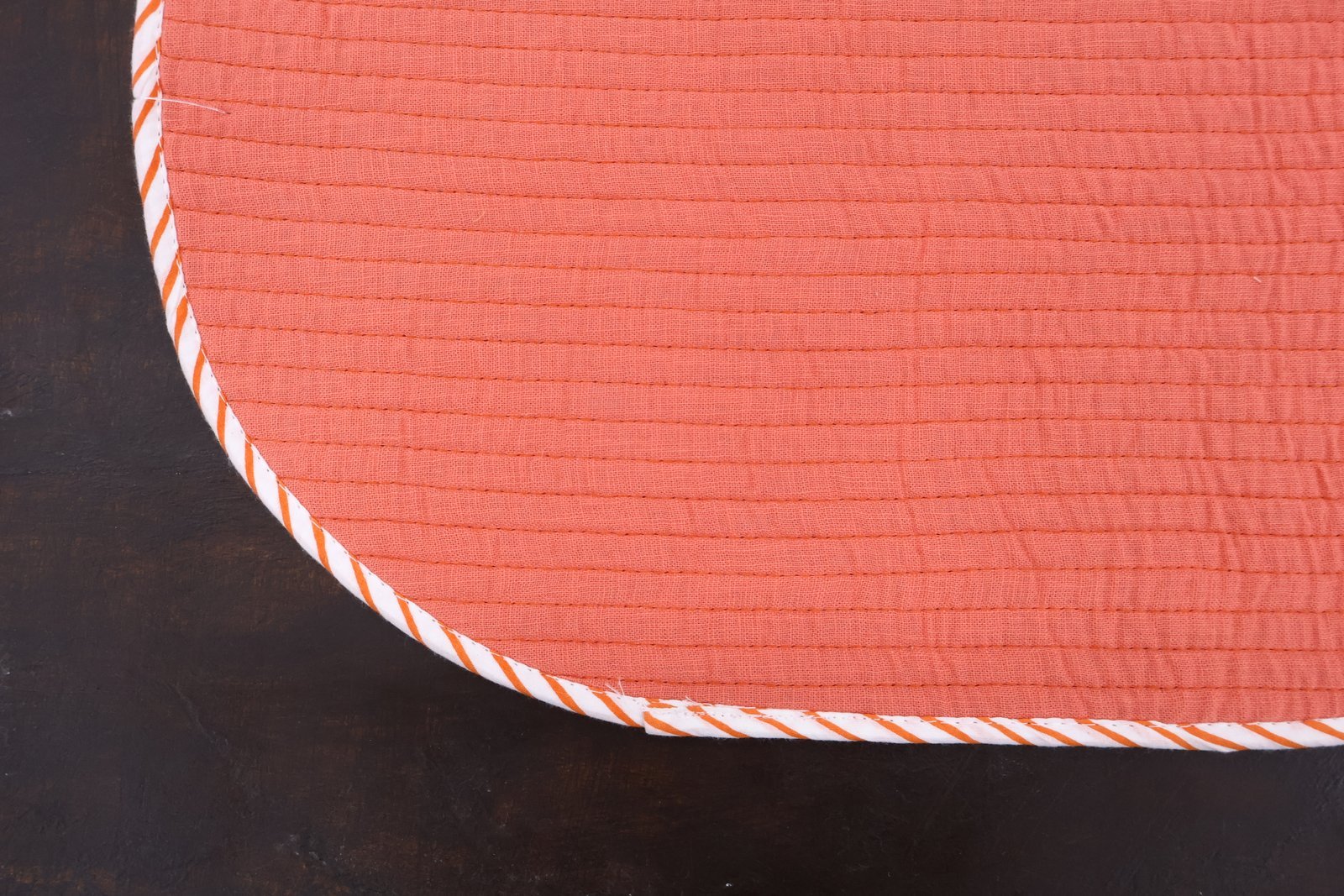 Bohemian Handblock Printed Cotton Decorative Mat - Image 5