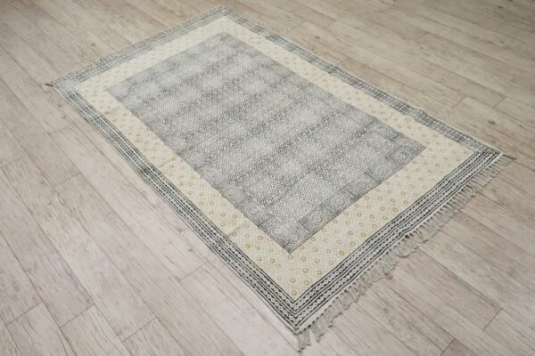 Soft Cotton Block Print Durry - Image 5