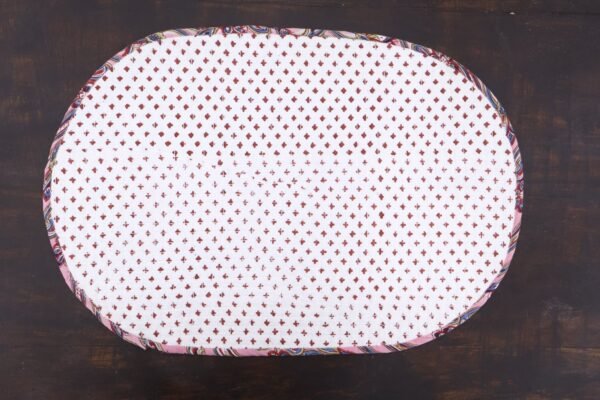Stylish Handblock Print Cotton Kitchen Mat - Image 5