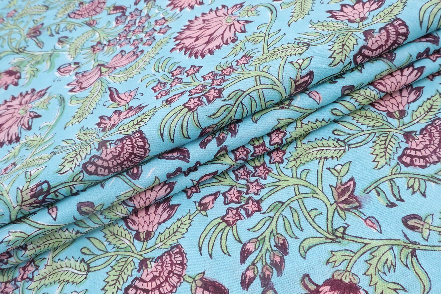 Artisan Handblock Print Fabric for Jackets - Image 5