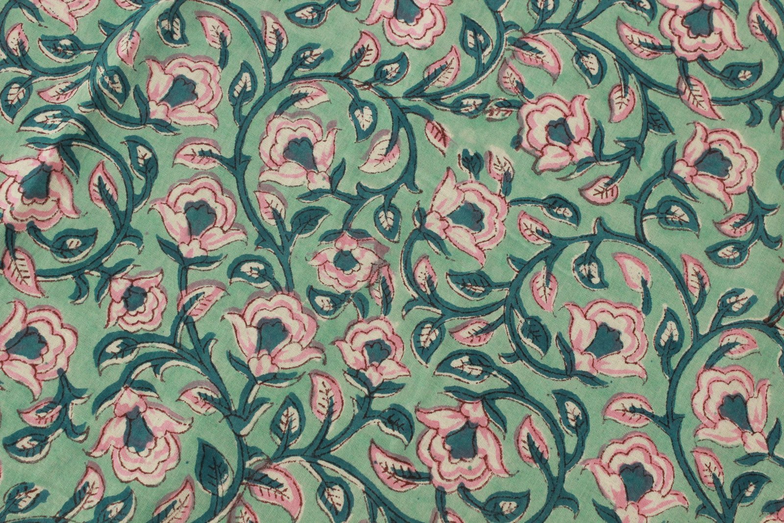 Traditional Handblock Printed Khadi Fabric for Shirts - Image 5