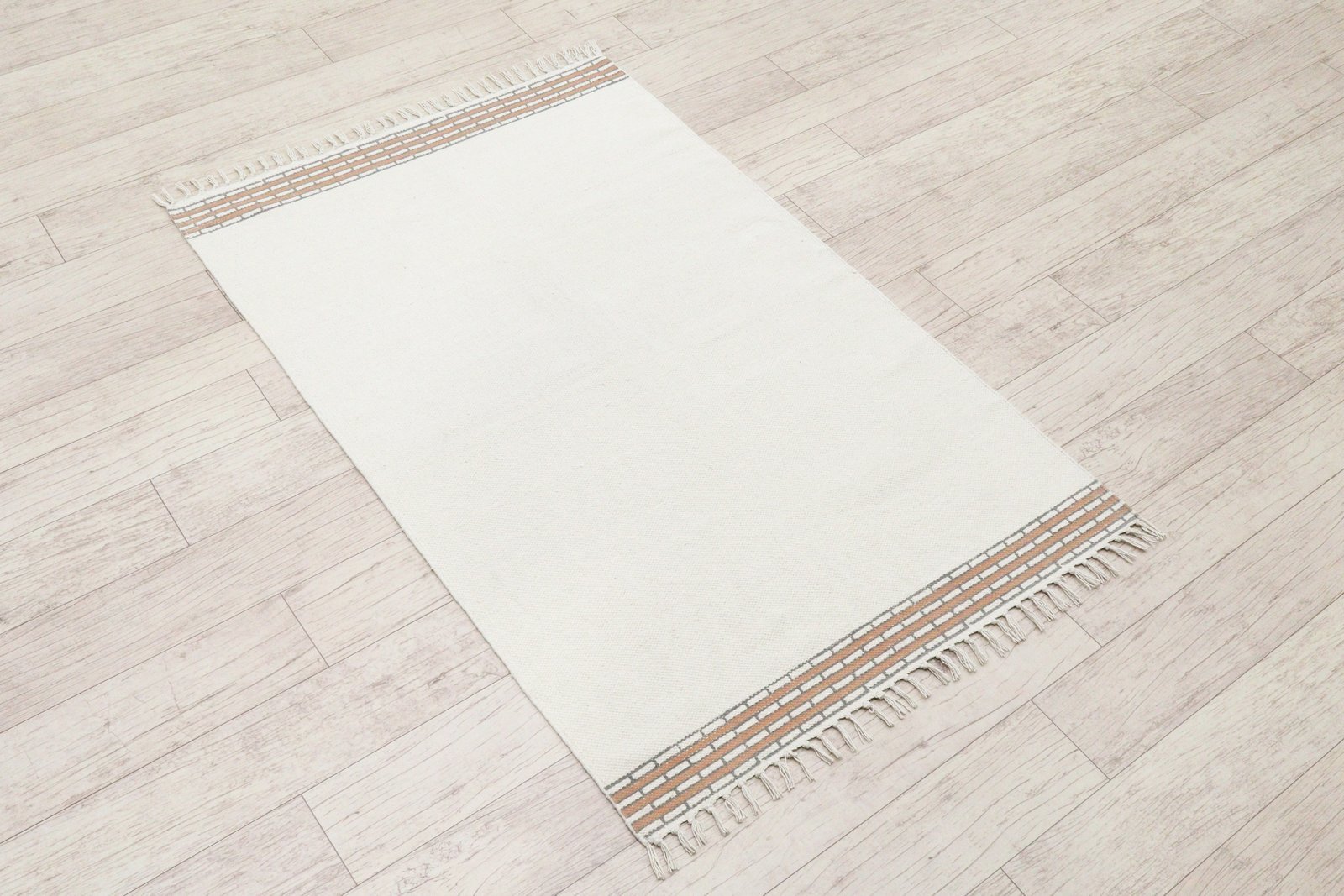 インド ファインコットンダリー(敷物) リビングサイズ 幾何学柄 プレゼント アジアン クリスマス ラグ インド綿 エスニック カーペット インテリア - Image 6