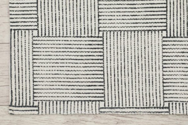 Handmade Block Print Cotton Floor Mat - Image 6