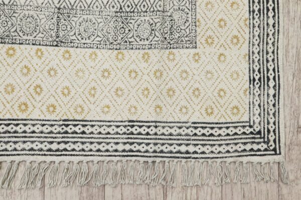 Soft Cotton Block Print Durry - Image 6
