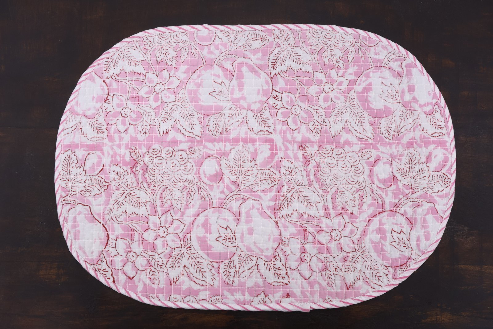 Artisan Handblock Print Cotton Mat - Image 6