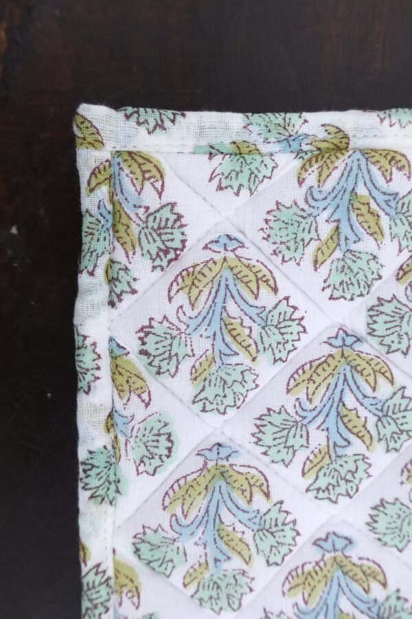 Durable Cotton Handblock Printed Carpet Mat - Image 6