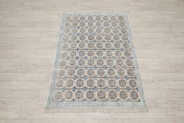 Eco-Friendly Cotton Block Print Durry - Image 6