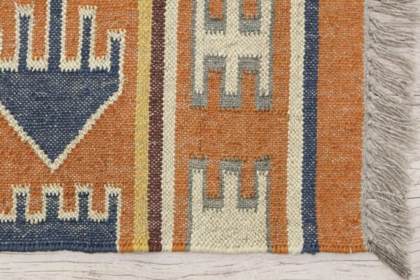 Soft Elegant Runner Wool Jute Durry for Study - Image 6