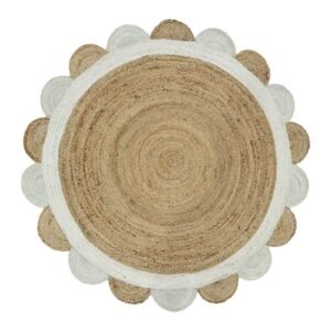 Rustic Handwoven Jute Floor Carpet