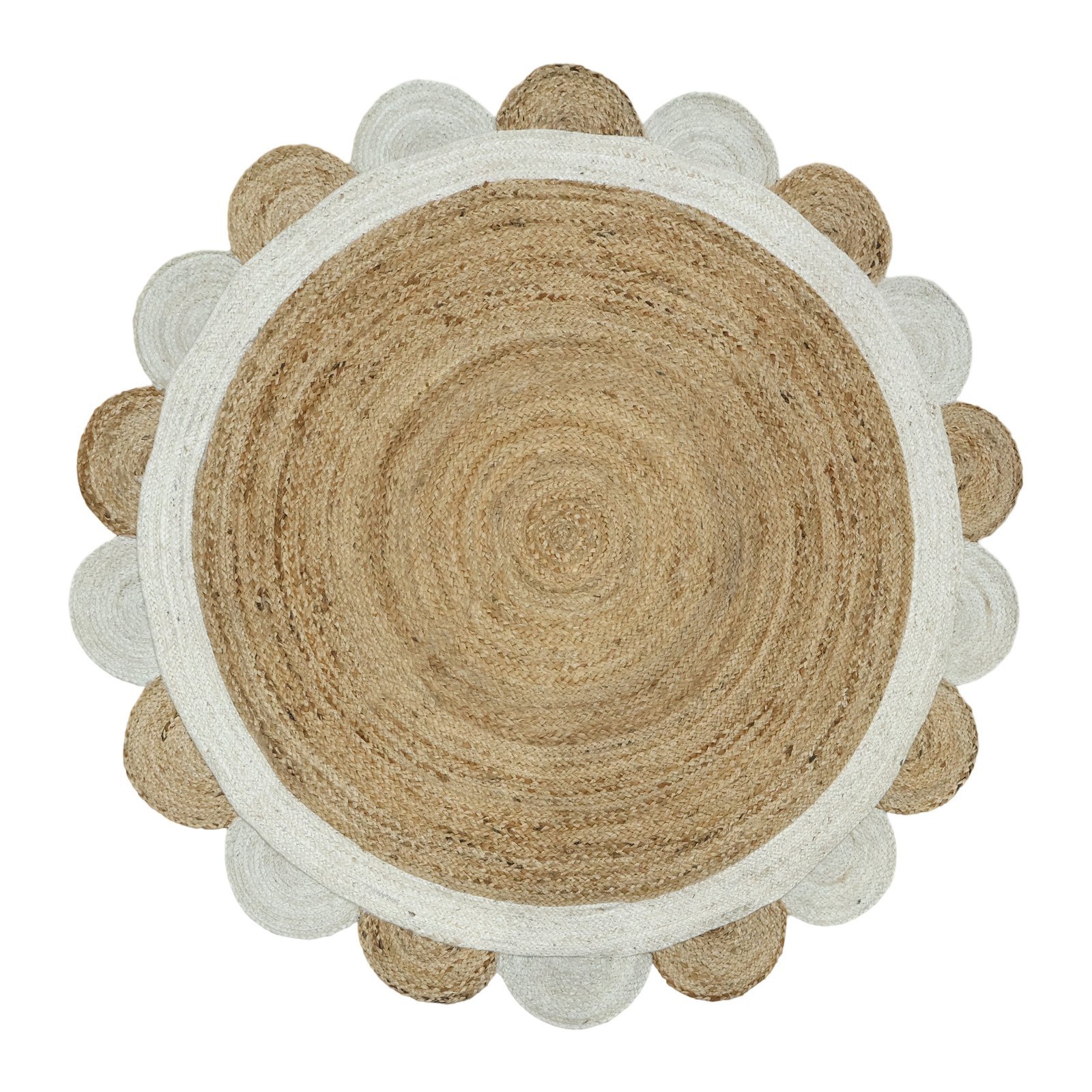 Rustic Handwoven Jute Floor Carpet