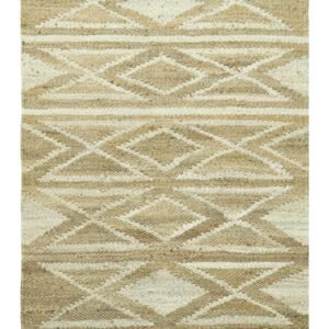 Braided Modern Round Jute Durry for Dining Room Braided Modern Round Jute Durry for Dining Room