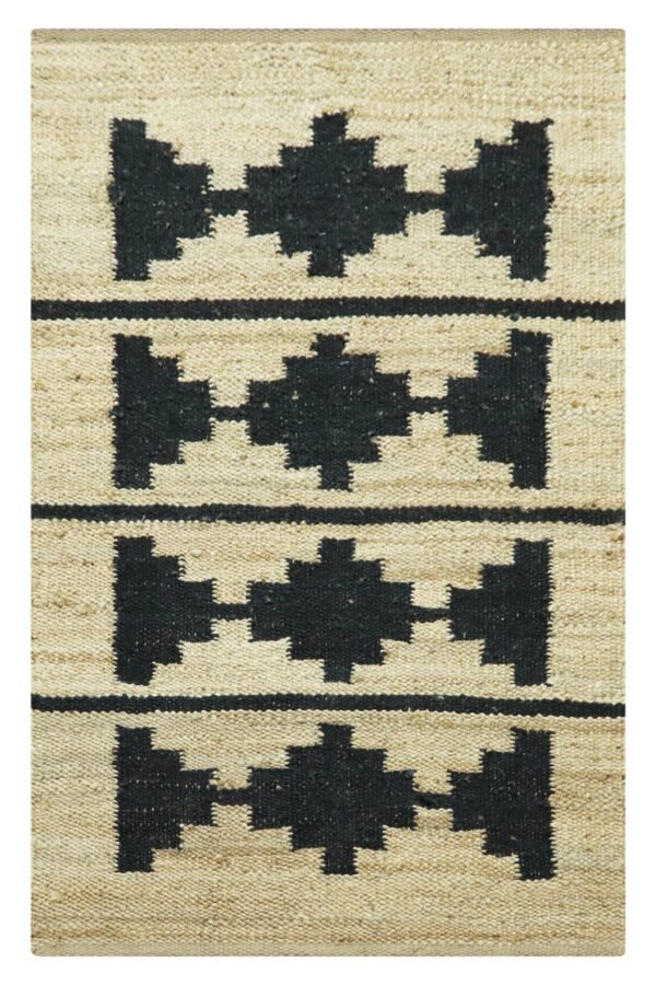 Handmade Rustic Round Jute Durry for Living Room