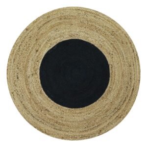 Braided Modern Rectangle Jute Durry for Dining Room Braided Modern Rectangle Jute Durry for Dining Room