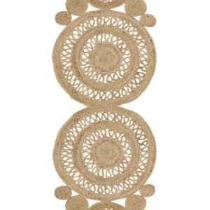 Designer Minimalist Round Jute Durry for Patio Designer Minimalist Round Jute Durry for Patio