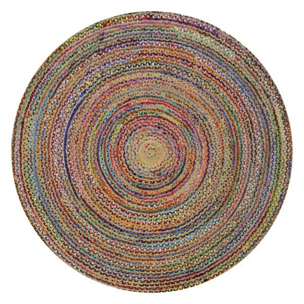 Premium Contemporary Square Jute Durry for Balcony