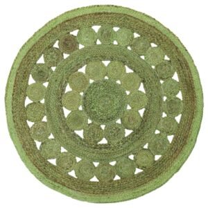 Handmade Rustic Oval Jute Durry for Living Room Handmade Rustic Oval Jute Durry for Living Room