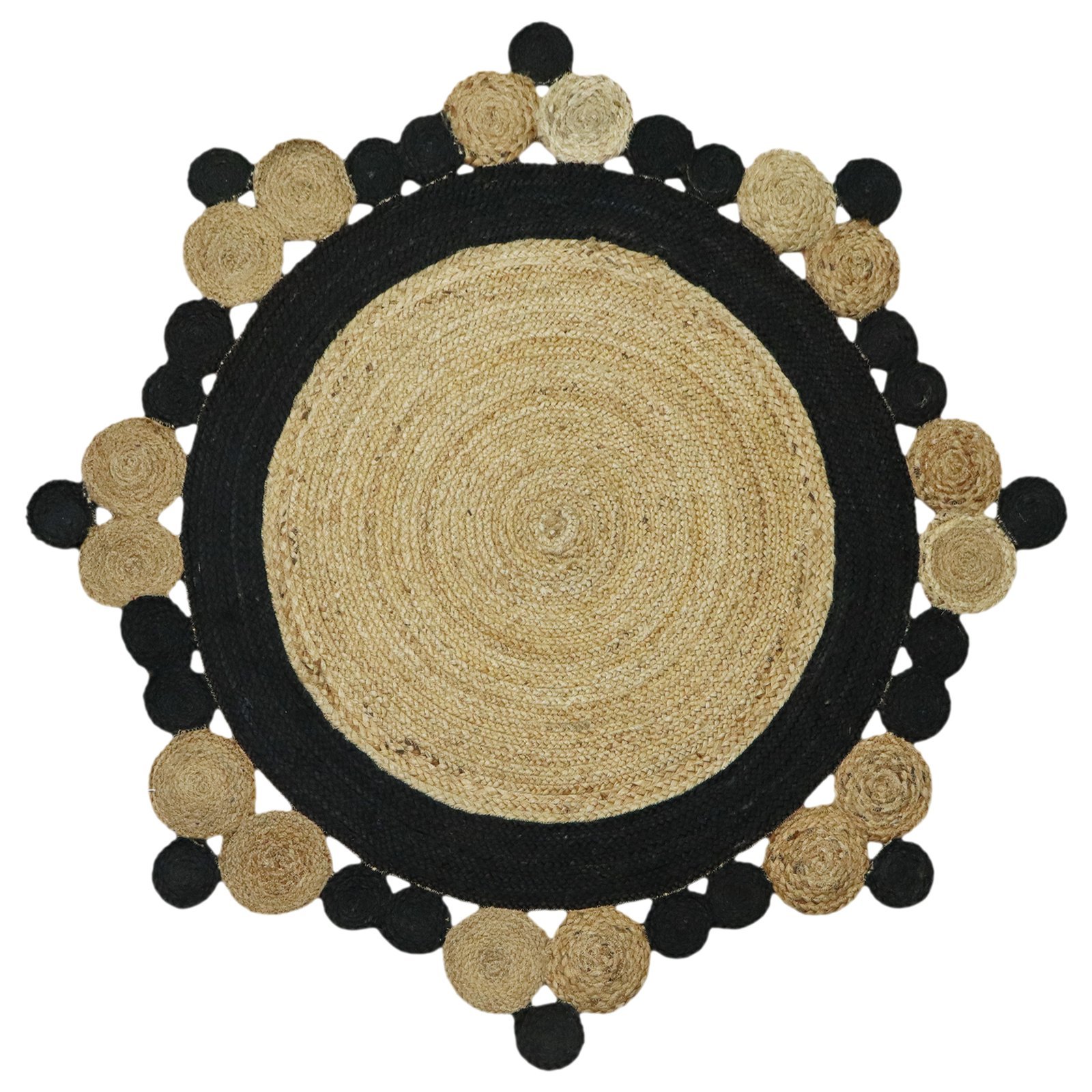 Soft Natural Jute Floor Durry
