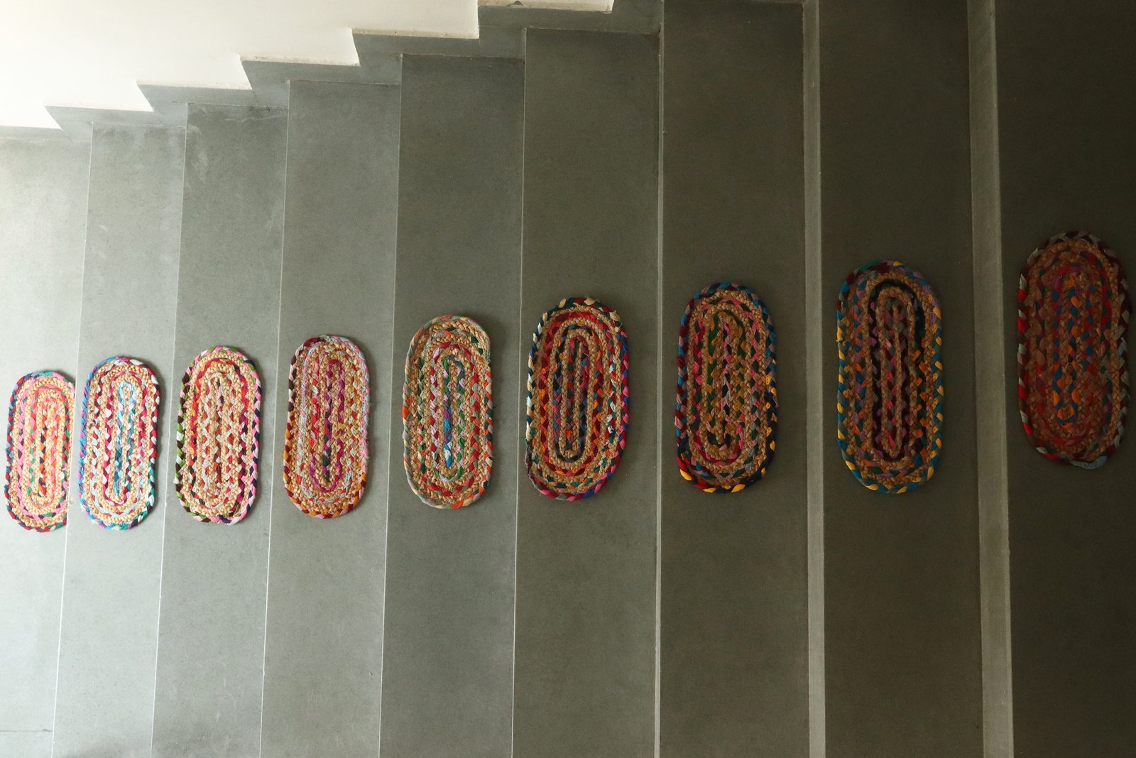 Traditional Handloom Jute Durry - Image 2