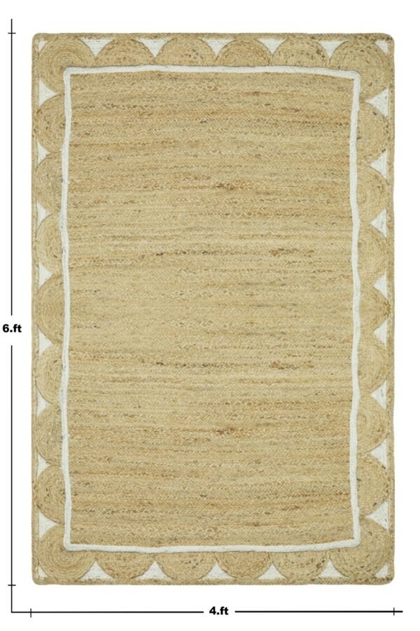 Vintage Inspired Jute Floor Durry - Image 2