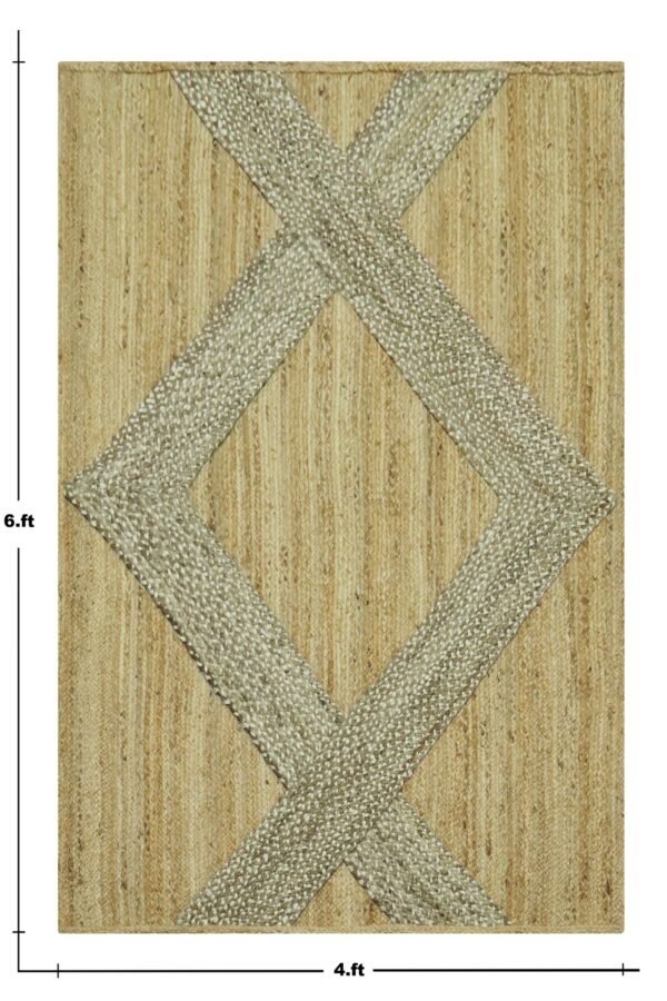 Premium Quality Jute Woven Durry - Image 2