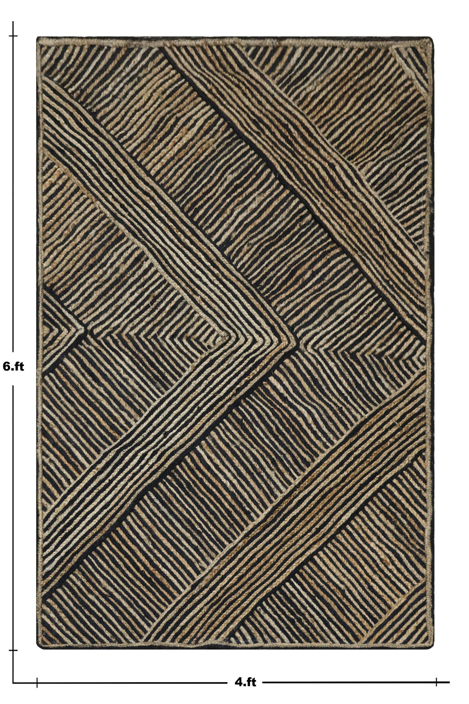 Decorative Jute Woven Durry Carpet - Image 2