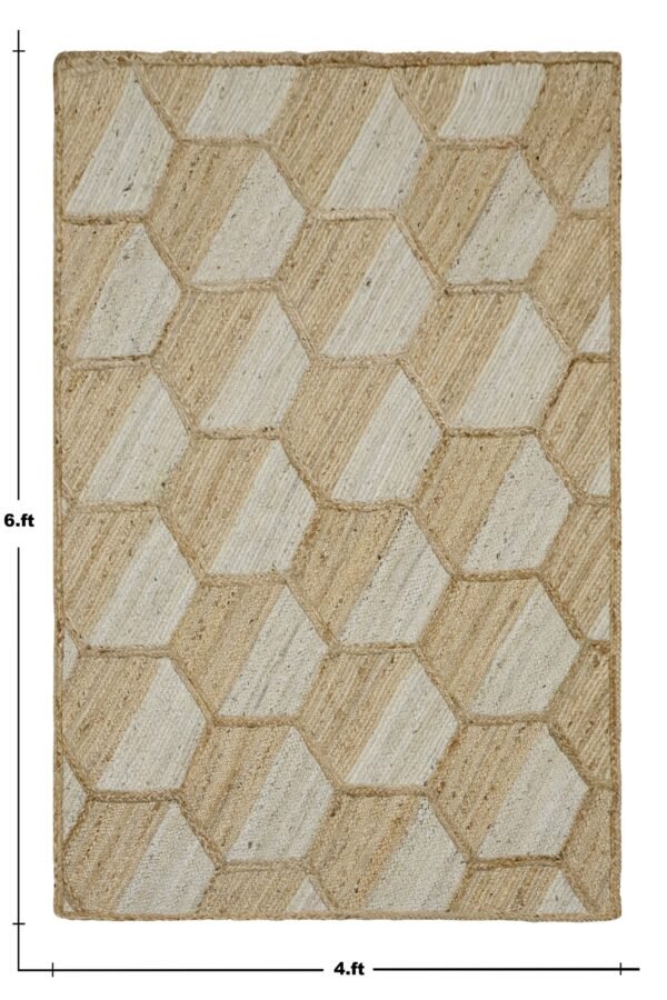 Lightweight Jute Area Durry Rug - Image 2