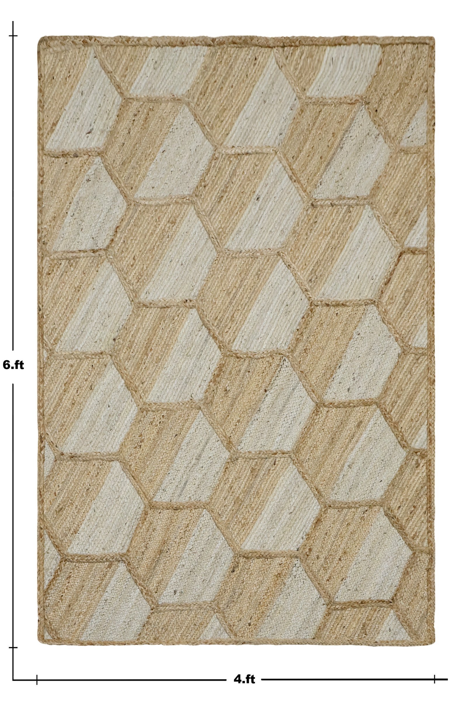 Lightweight Jute Area Durry Rug - Image 2