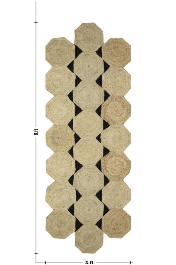 Eco-Conscious Jute Woven Durry - Image 2