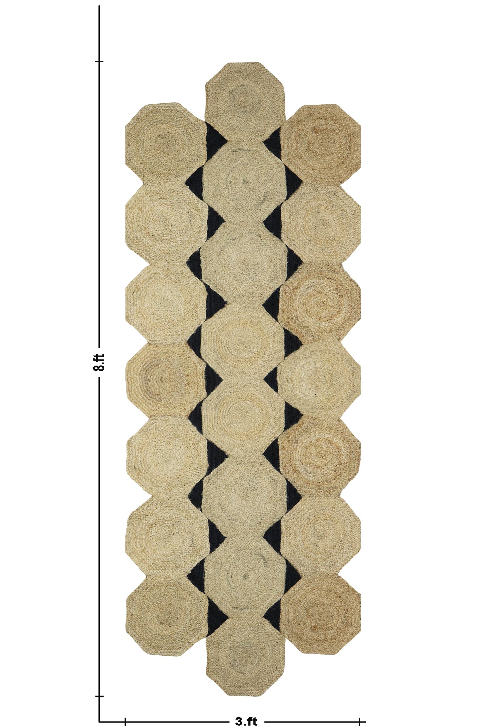 Eco-Conscious Jute Woven Durry - Image 2