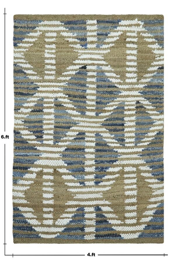 Designer Minimalist Runner Jute Durry for Patio - Image 2