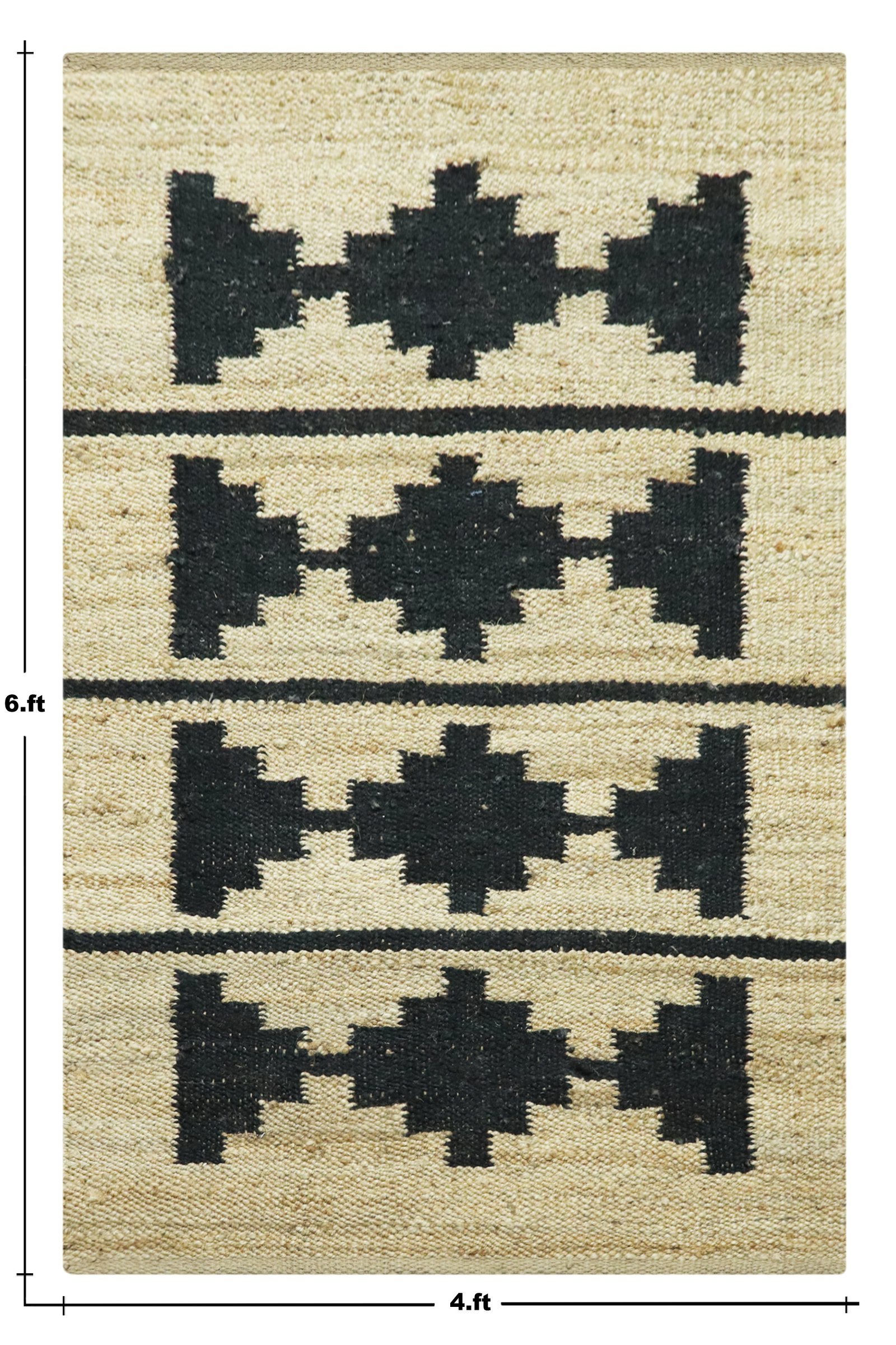 Handmade Rustic Round Jute Durry for Living Room - Image 2