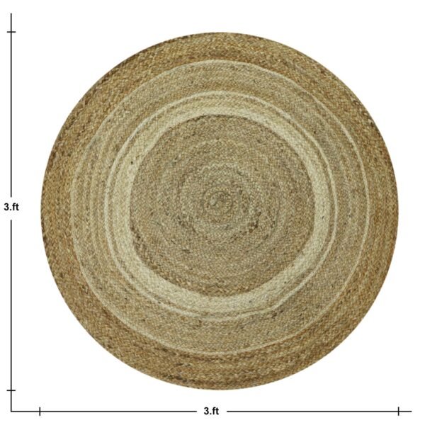 Handwoven Bohemian Runner Jute Durry for Bedroom - Image 2