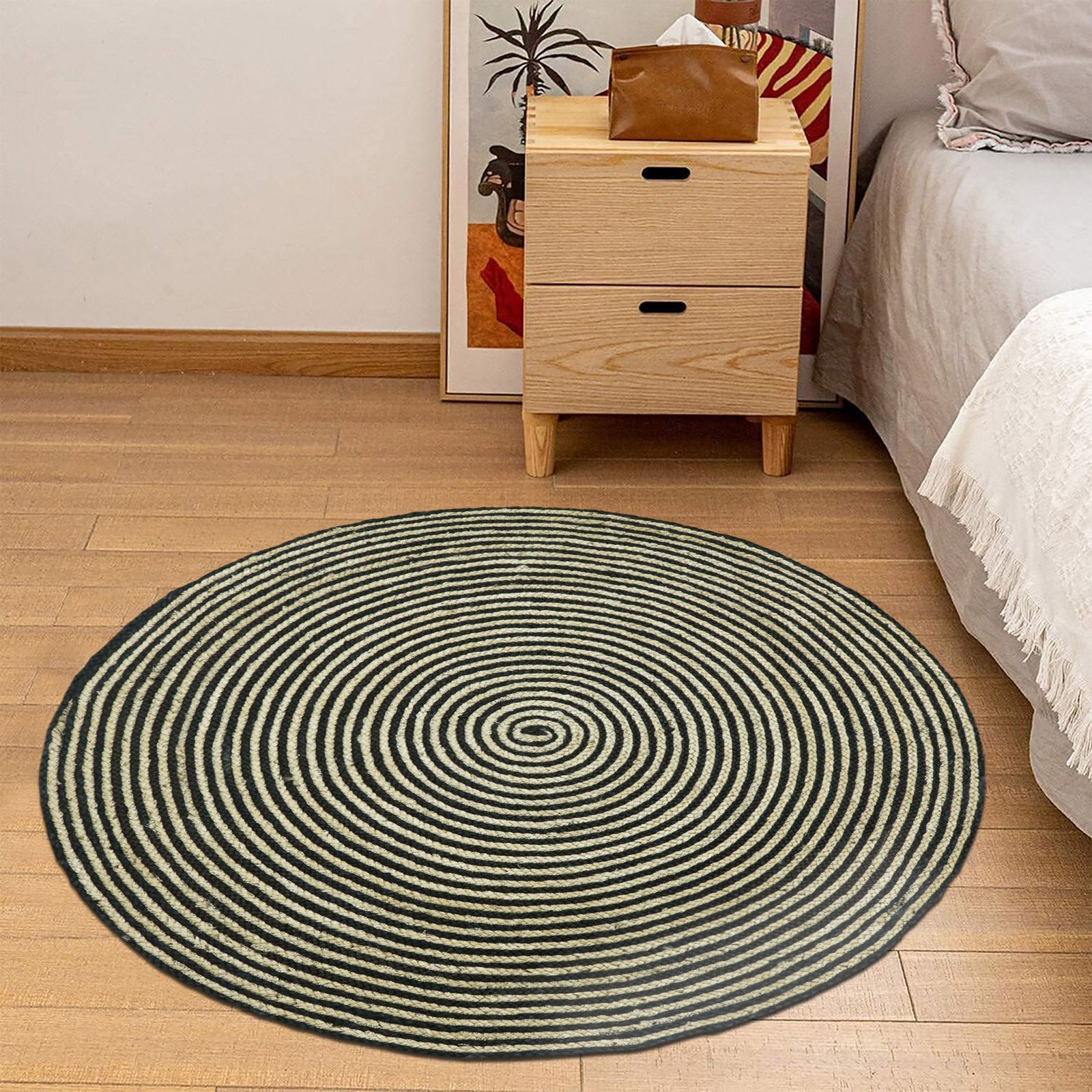Stylish Jute Durry for Bedroom - Image 3