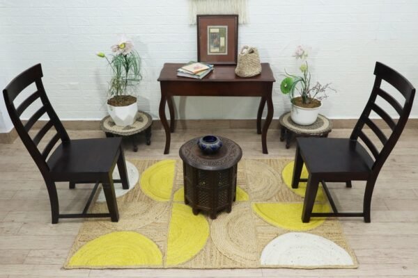 Handcrafted Jute Durry for Dining Room - Image 3