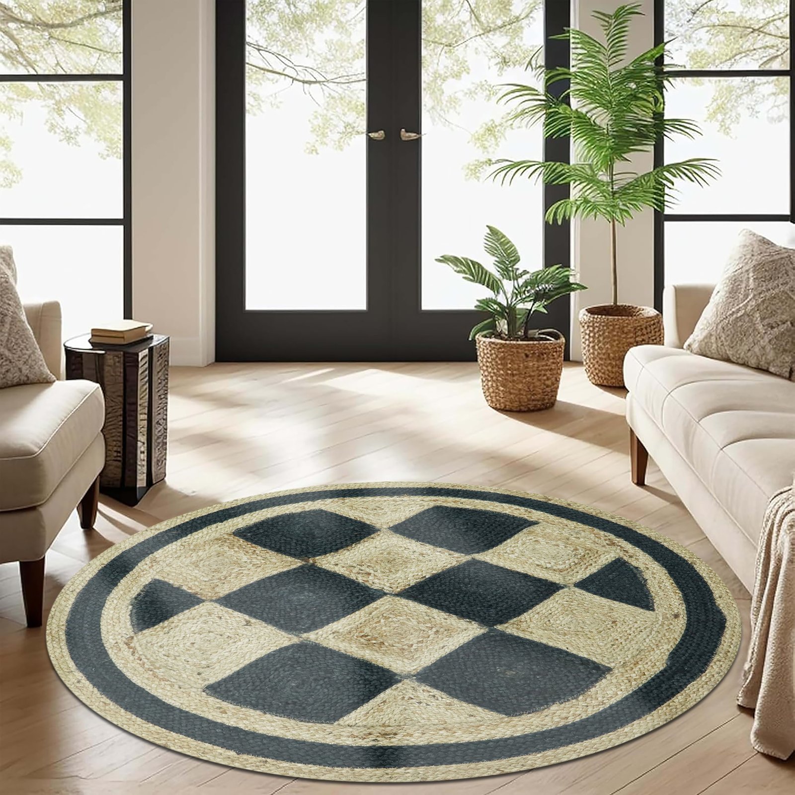 Premium Contemporary Runner Jute Durry for Balcony - Image 3
