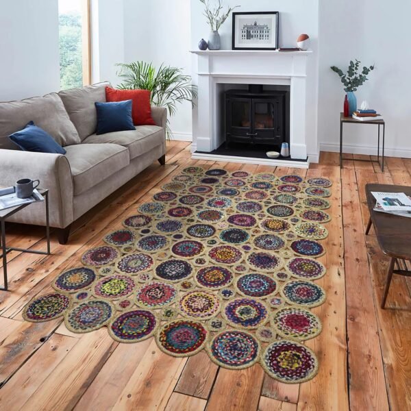 Durable Jute Handloom Durry - Image 3