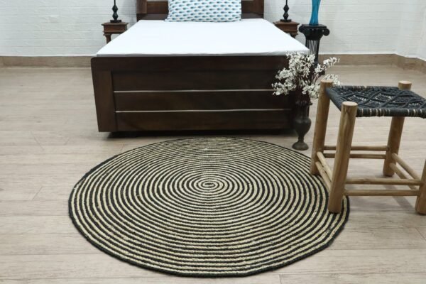 Stylish Jute Durry for Bedroom - Image 4