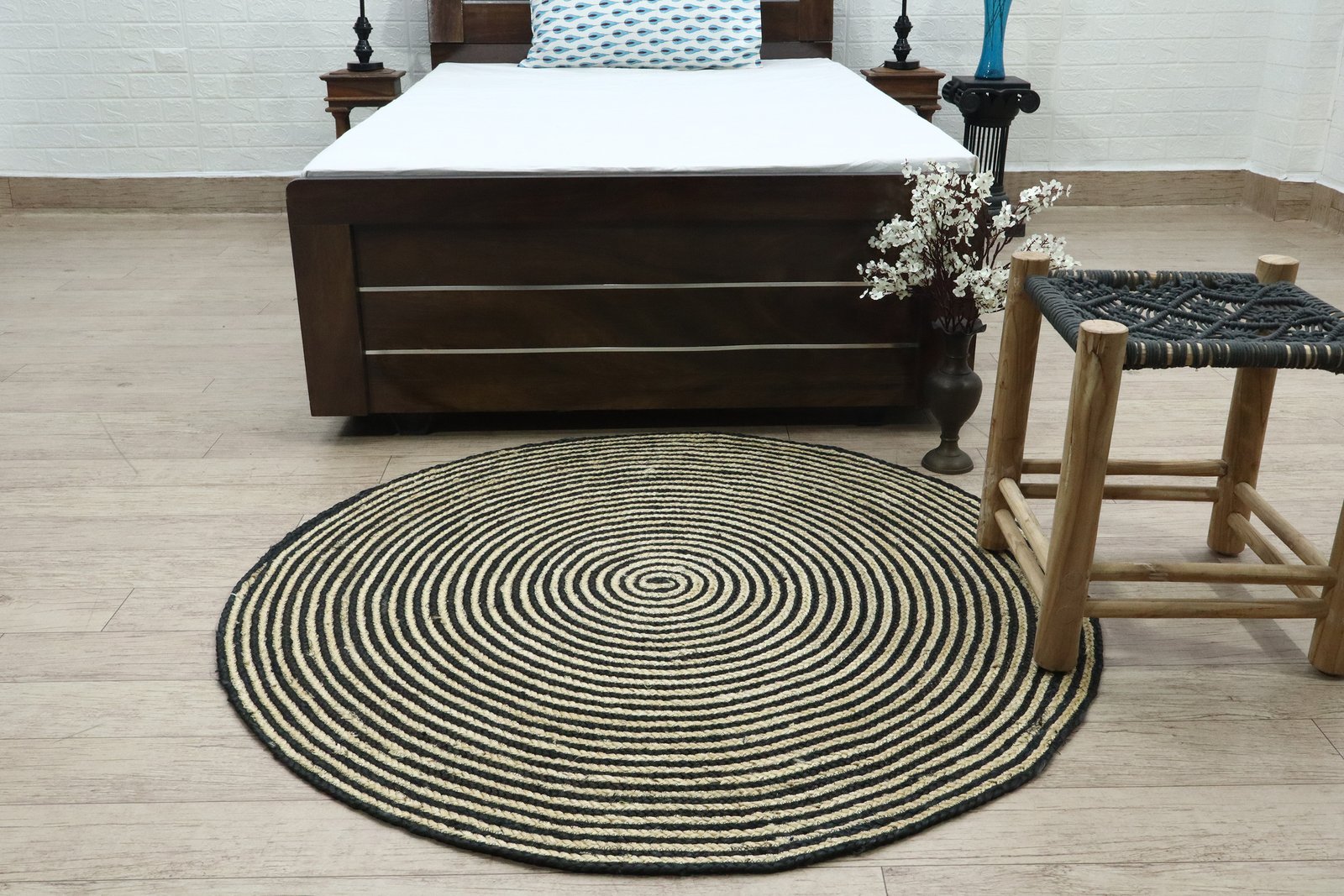 Stylish Jute Durry for Bedroom - Image 4