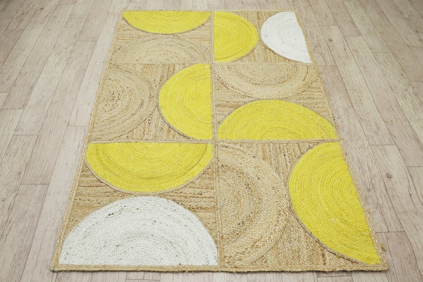 Handcrafted Jute Durry for Dining Room - Image 4
