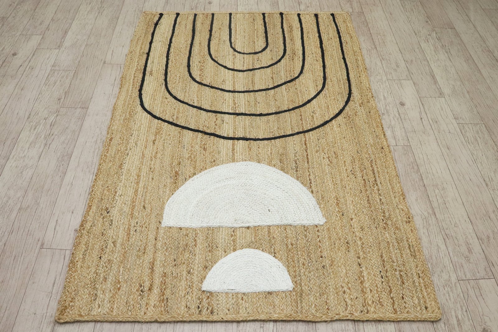 Textured Jute Handloom Durry Carpet - Image 4