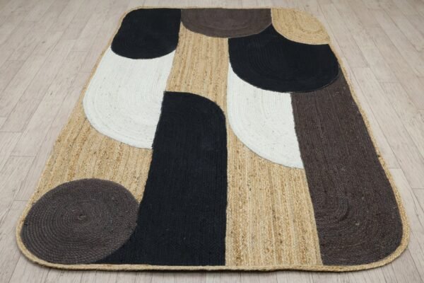 Natural Handspun Jute Floor Durry - Image 4