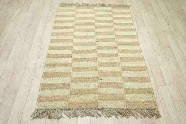 Premium Contemporary Oval Jute Durry for Balcony - Image 4