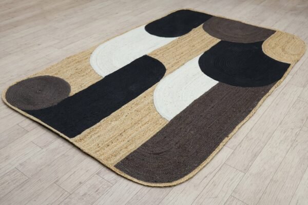 Natural Handspun Jute Floor Durry - Image 5
