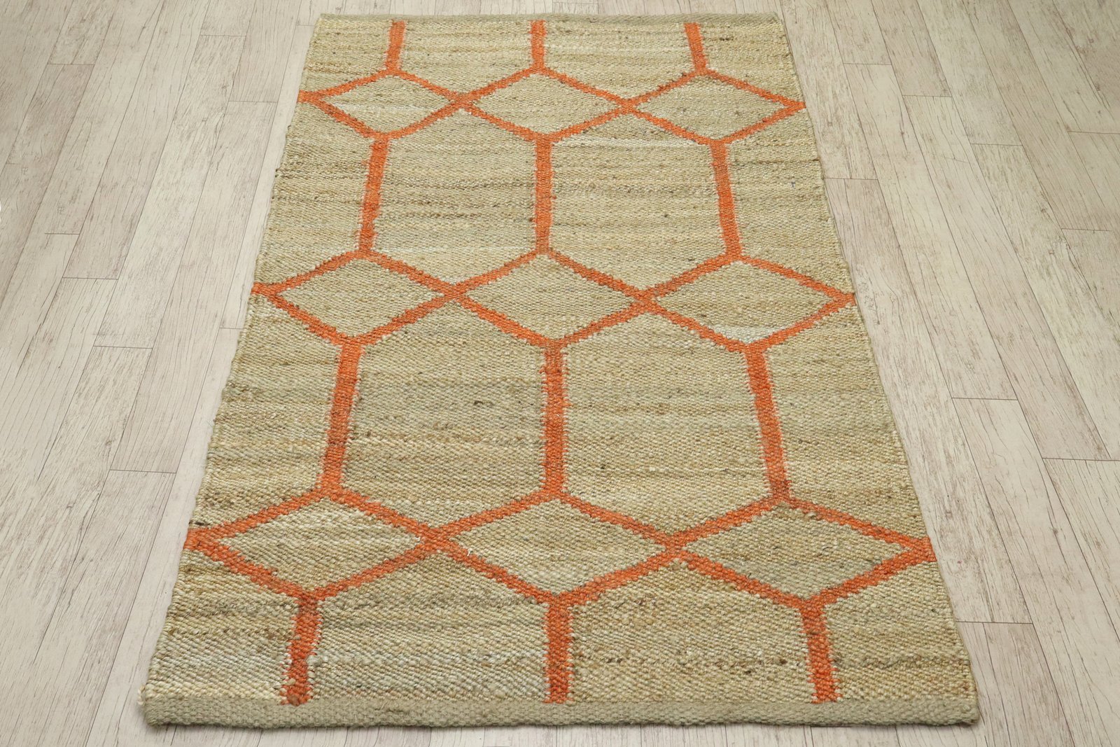 Braided Modern Square Jute Durry for Dining Room - Image 5