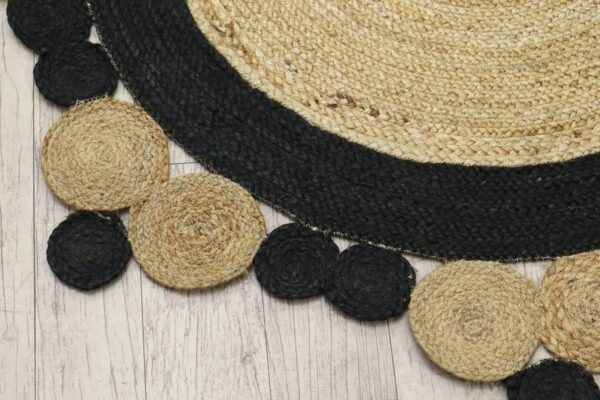 Soft Natural Jute Floor Durry - Image 5