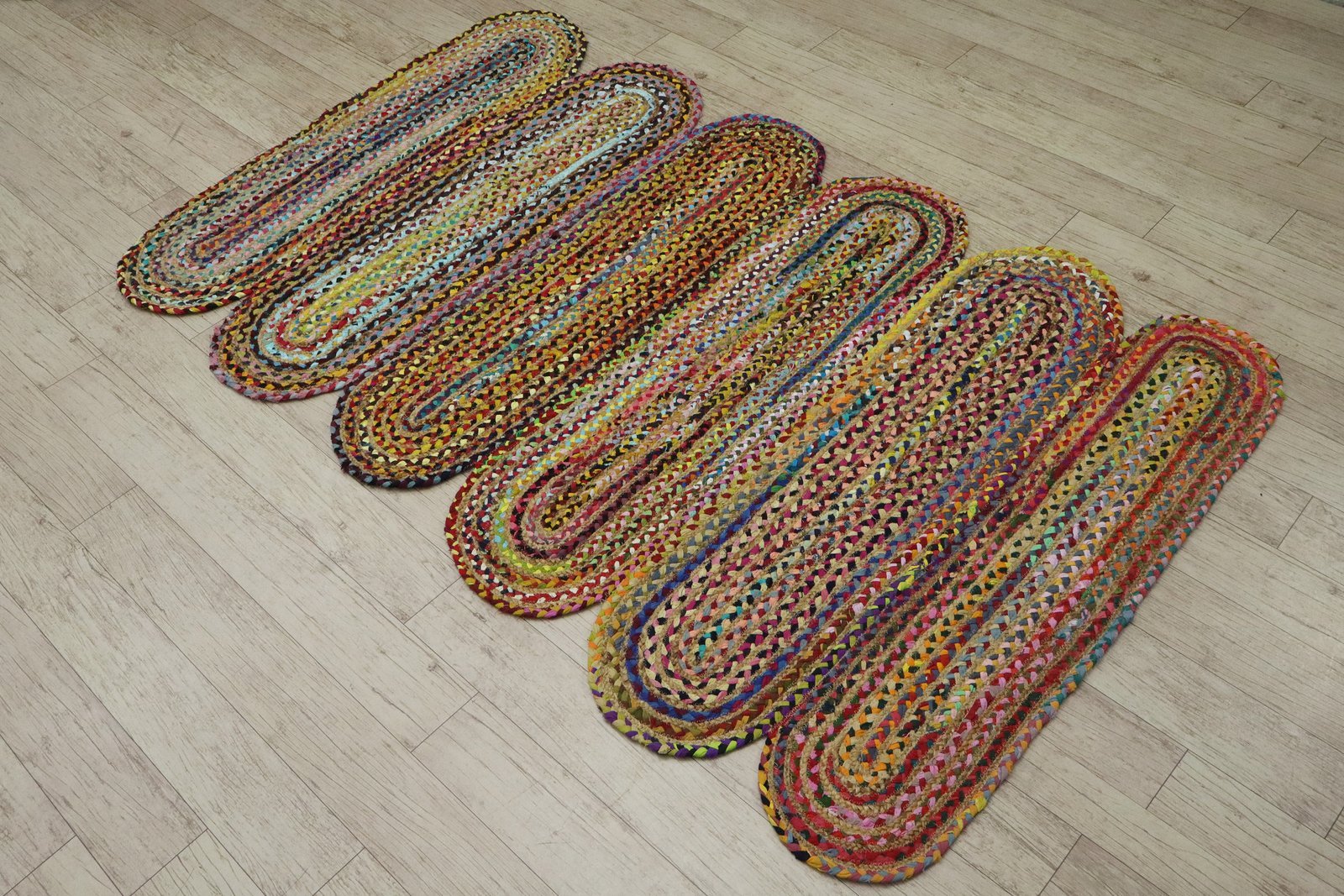 Designer Jute Woven Durry Rug - Image 5