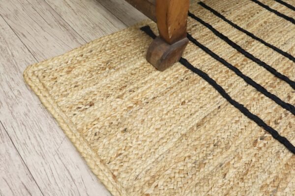 Handmade Braided Jute Durry Mat - Image 6