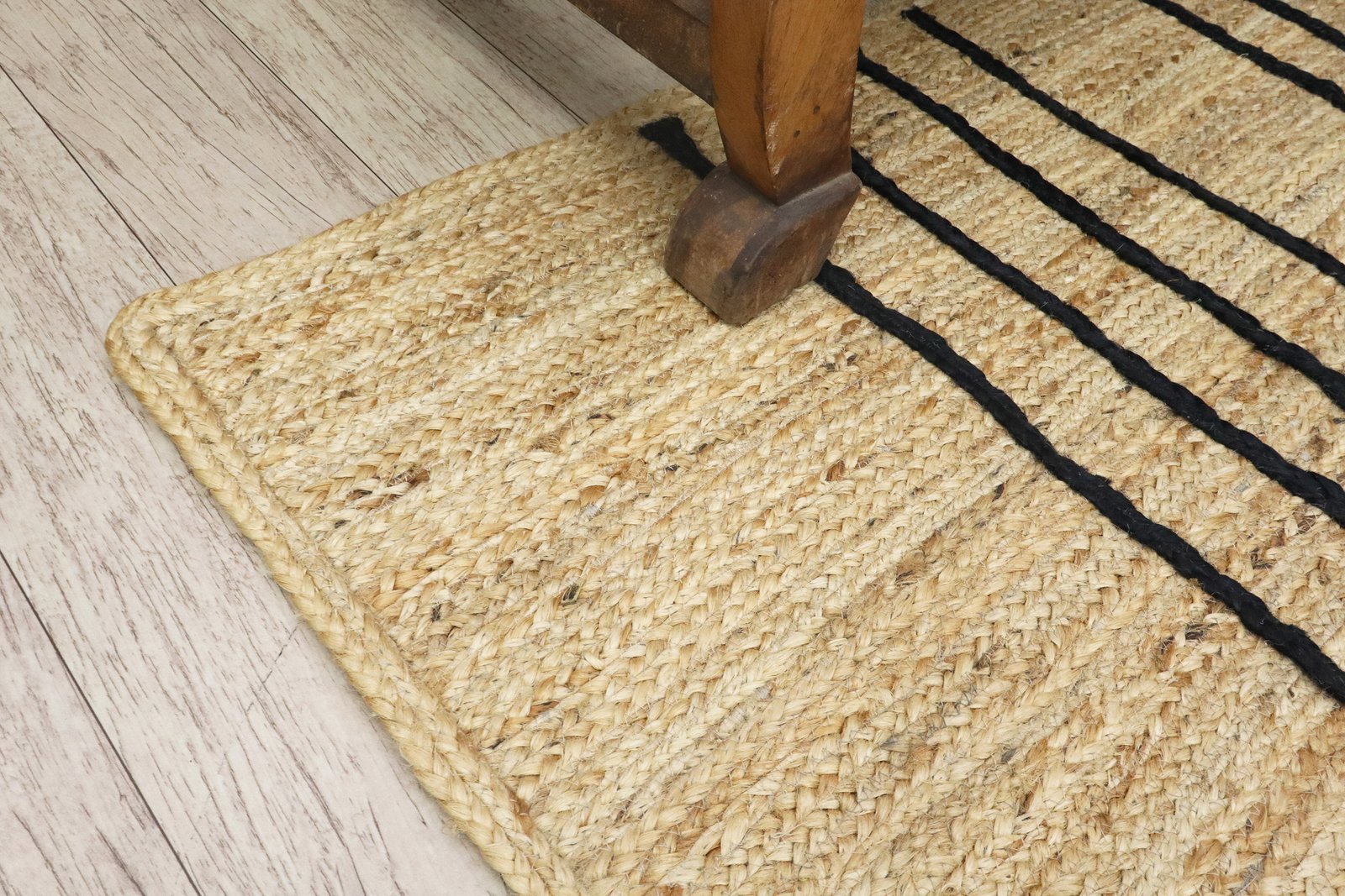 Handmade Braided Jute Durry Mat - Image 6